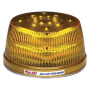 Whelen L31HAFCA Title Permanent Mount High Profile LED Beacon Light, Amber