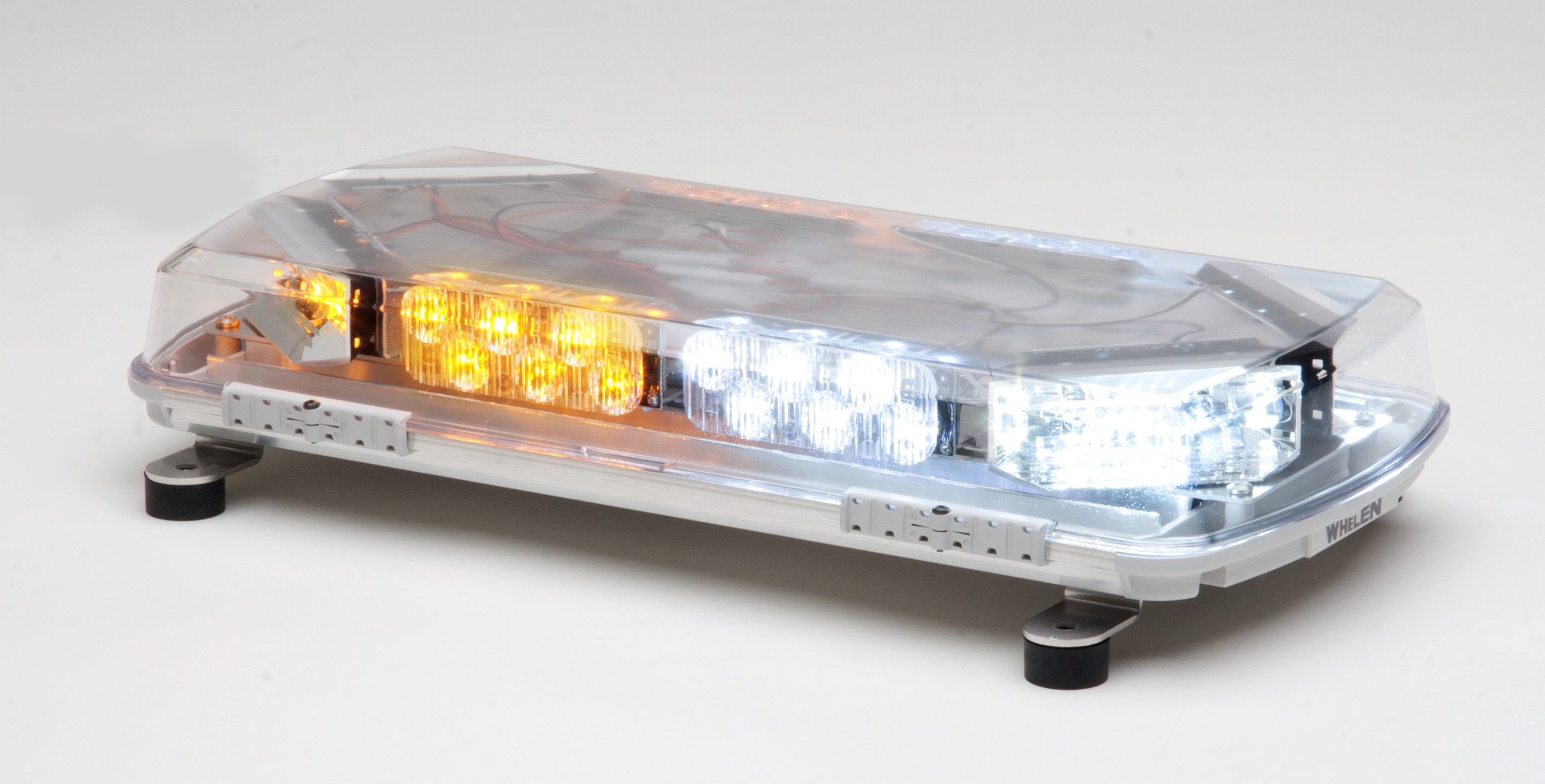 Whelen MC16PF 16 in. Mini Century Lightbar with Permanent Mount - Clear ...