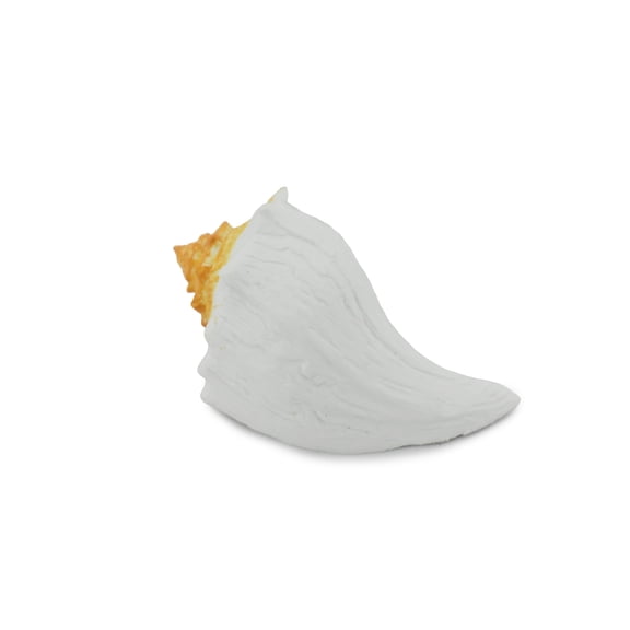 Whelk Shell Toy, Carnivorous Sea Snail, Shell, Ocean, Sea Life, Plastic Figure, Model, Realistic Replica, Nautical, Figurine, Beach, Gift, 2 3/4" F4108 B96