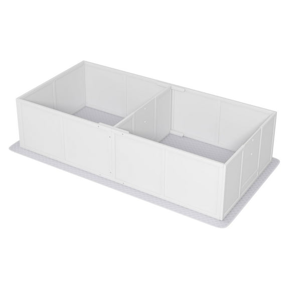 Whelping Box for Dogs, Puppy Birthing Box with Waterproof Pad, Adjustable Door - Medium & Small Breeds, 77x38x19 inches