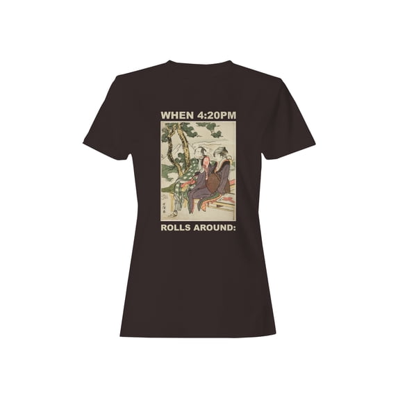 When 4:20PM Art Style Humor Women's T-shirt