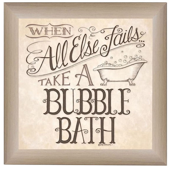 TrendyDecor4U When All Else Fails By Deb Strain Framed Print DS646-636ML