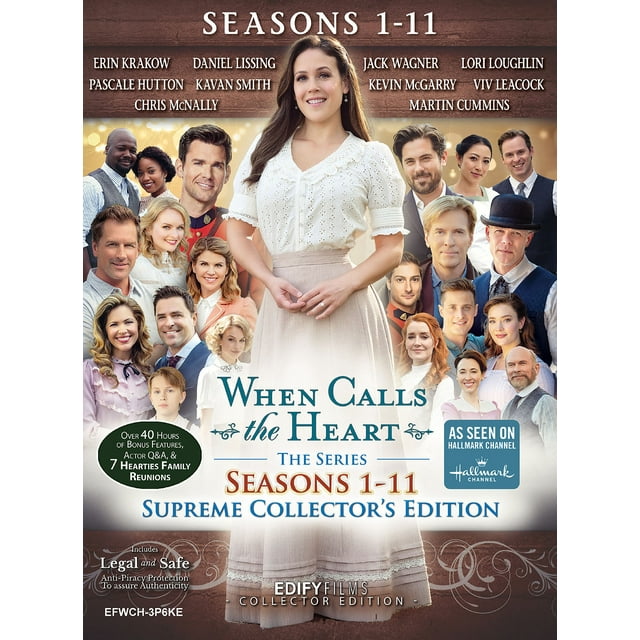 When Calls the Heart Seasons 1 to 11 SUPREME Edition with 36 DVDs