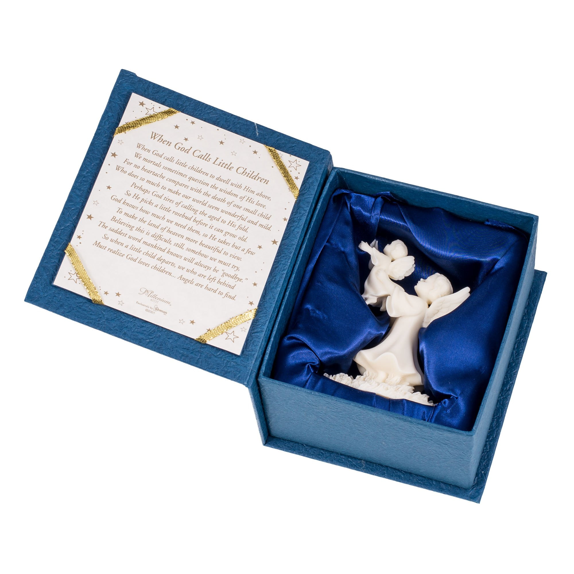 Comfort of Heaven Resin Angel Figurine with Child