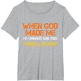 thumbnail image 1 of When God Made Me He Grinned And Said Funny Sarcastic Saying T-Shirt, 1 of 2