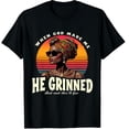 thumbnail image 1 of When God Made Me He Grinned Said This'll Be Fun Graphic Crew Neck Short Sleeve T-Shirts (Men's, Women's), 1 of 2