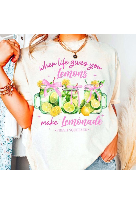 When Gs You Lemons , Summer Vibes , GI1Ummer Funny Make L1EMONADE S1Hirt , R Beach Fancemon