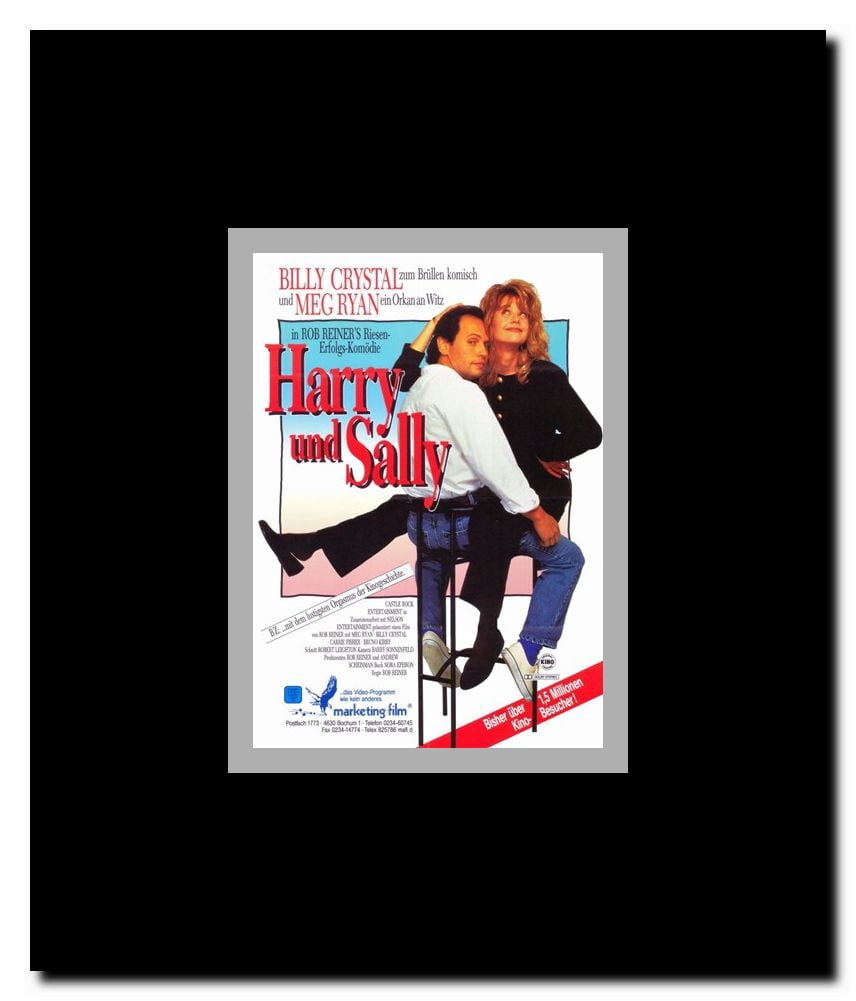 When Harry Met Sally Framed Movie Poster