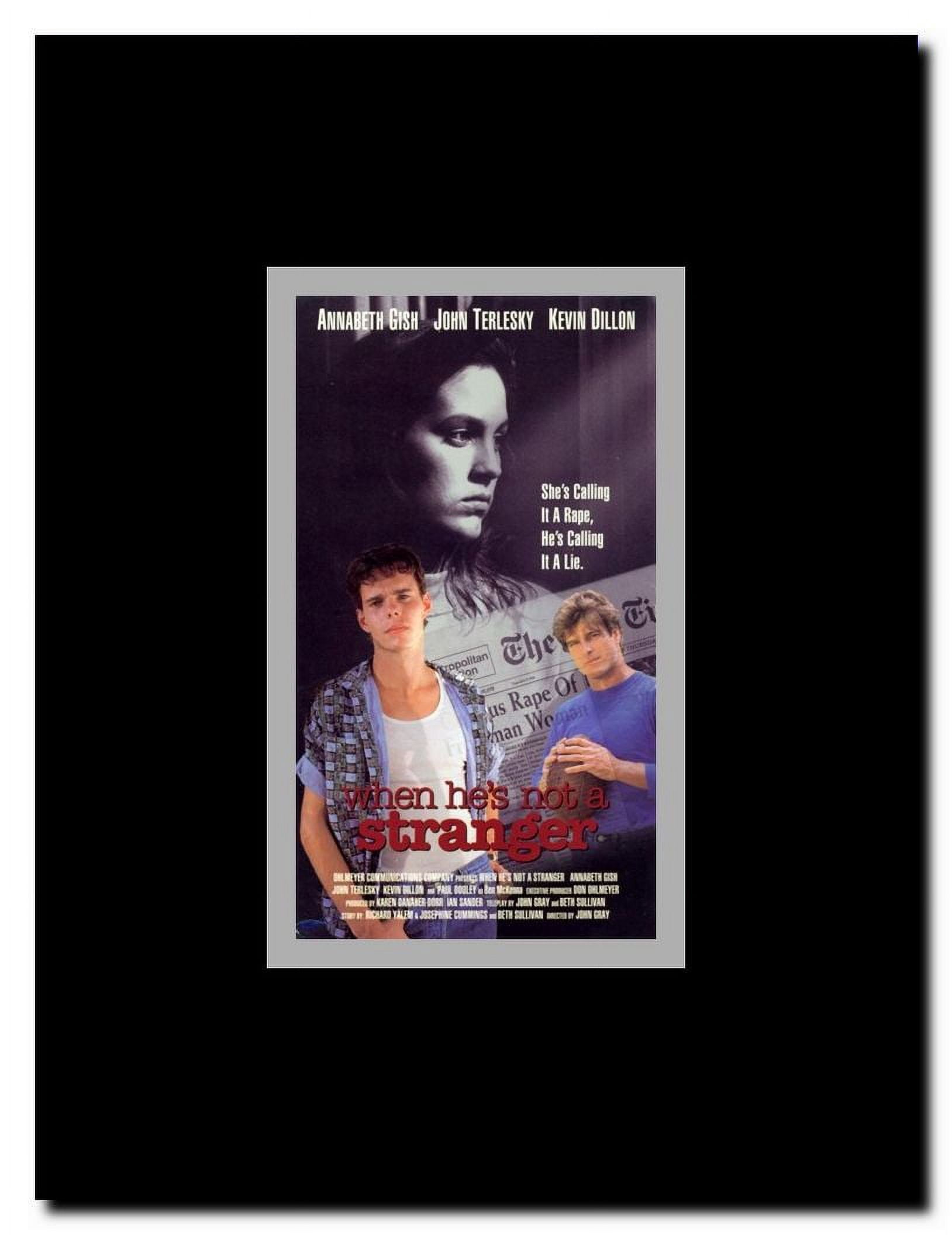 When He's Not a Stranger Framed Movie Poster