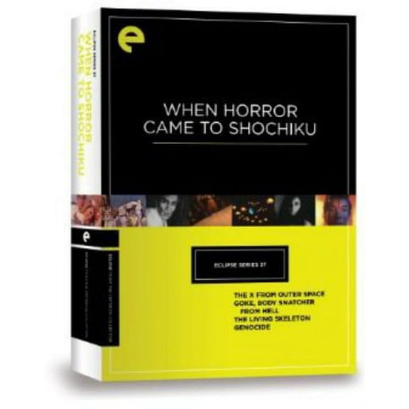 When Horror Came to Shochiku (Criterion Collection - Eclipse Series 37)