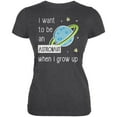 thumbnail image 1 of When I Grow Up Astronaut Juniors Soft T Shirt Deep Heather X-LG, 1 of 1