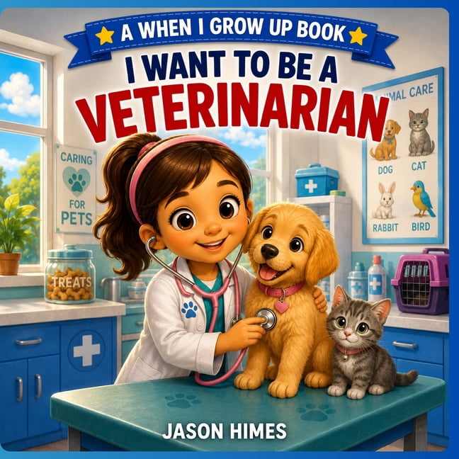 When I Grow Up I Want To Be a Veterinarian: A When I Grow Up Book, (Paperback)