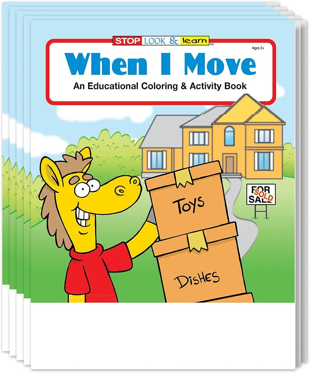 When I Move Coloring Books (25 Bulk Pack without Crayons) Real Estate When I Move Coloring Books (25 Bulk Pack without Crayons) Real Estate