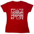 thumbnail image 1 of When I Said I Like It Sarcastic Humor Novelty Funny Women's Casual Tees, 1 of 3