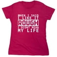 thumbnail image 1 of When I Said I Like It Sarcastic Humor Novelty Funny Women's Casual Tees, 1 of 3