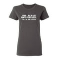 thumbnail image 1 of When I Was A Kid This Is Not What I Expected Sarcastic Novelty Gift Idea Adult Humor Funny Women's Casual Tees, 1 of 3