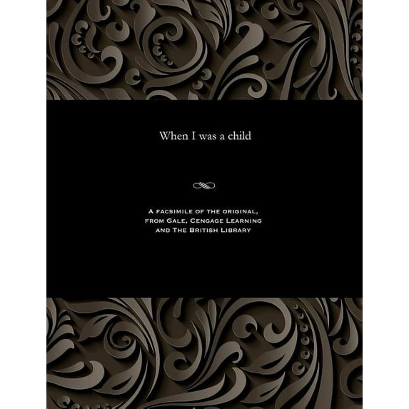 When I Was a Child (Paperback)