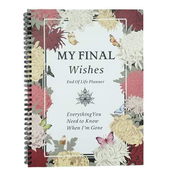 When I'm Gone End of Life Planner Final Wishes Organizer with Checklist Practical Notes Section for Personal Information and Belongings