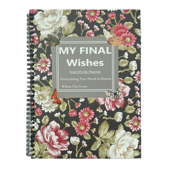 When I'm Gone End of Life Planner Final Wishes Organizer with Checklist Practical Notes Section for Personal Information and Belongings