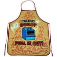 thumbnail image 1 of When In Doubt Pull It Out Apron Funny Oven Baking Cooking Graphic Kitchen Smock, 1 of 7