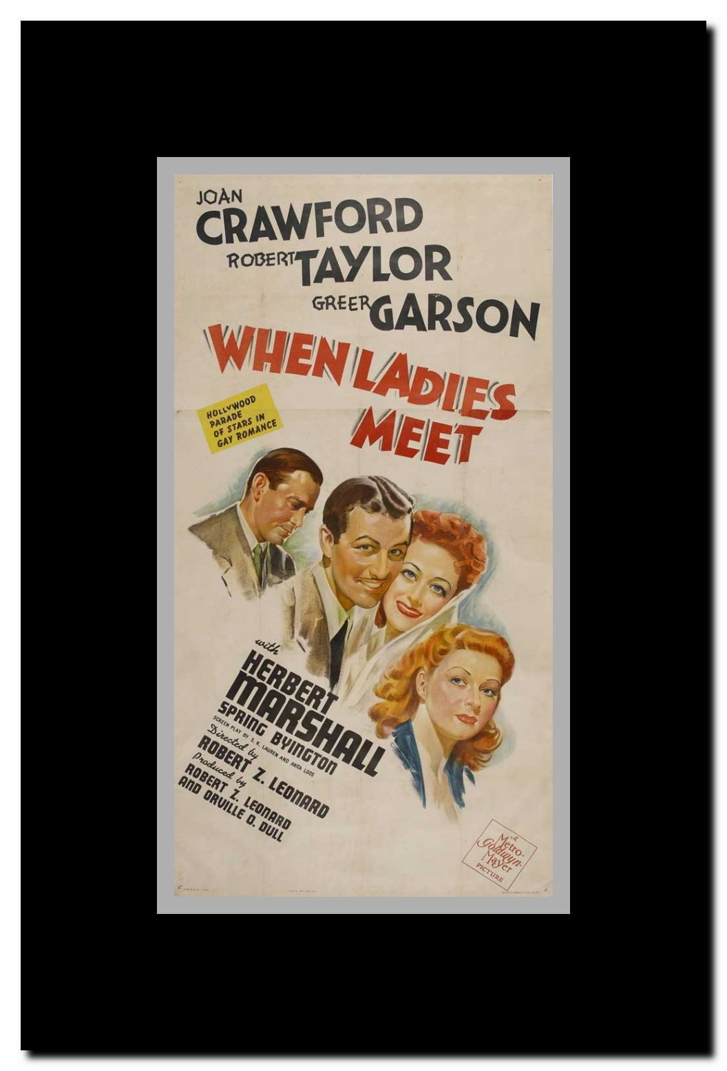 When Ladies Meet Framed Movie Poster