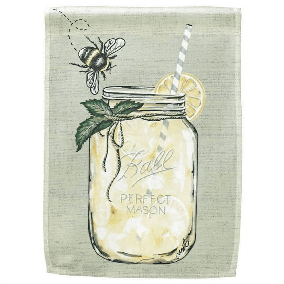 Magnolia Gardens M080155 13 x 18 in. When Life Gives You Lemons Printed Garden Flag
