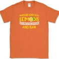 thumbnail image 1 of When Life Gives You Lemons T-Shirt Funny Sarah Marshall Humor Joke Tee - Orange, L, 1 of 1