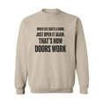 thumbnail image 1 of When Life Shuts A Door. . Open It Crewneck Sweatshirt, 1 of 2