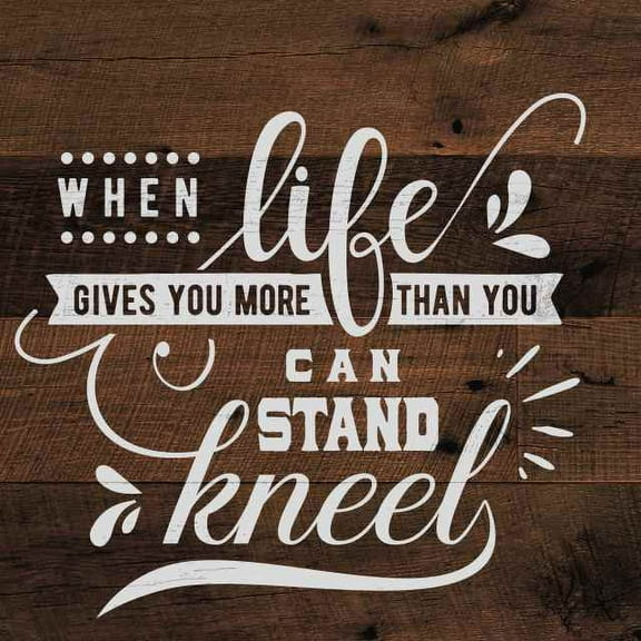 When Life gives you more… Scripture Rustic Looking Faith Wood Sign Wall Décor 8 x 8 Wood Sign B3-08080061085