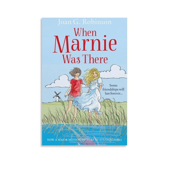 When Marnie Was There Print Japanese Anime Canvas Art Poster and Wall Art Picture Print Modern Family bedroom Decor Posters 24x36inch(60x90cm)