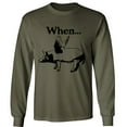 thumbnail image 1 of When Pigs Fly Adult Long Sleeve T-shirt, 1 of 1