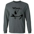 thumbnail image 1 of When Pigs Fly Adult Long Sleeve T-shirt, 1 of 1