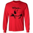 thumbnail image 1 of When Pigs Fly Adult Long Sleeve T-shirt, 1 of 1