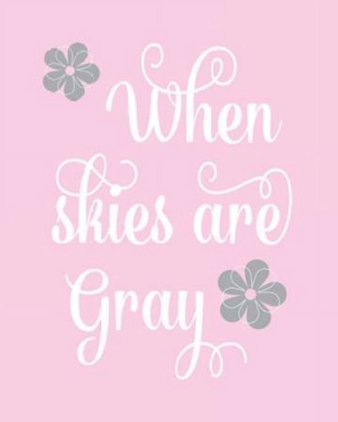 When Skies are Gray Canvas Art - Tamara Robinson (24 x 30)