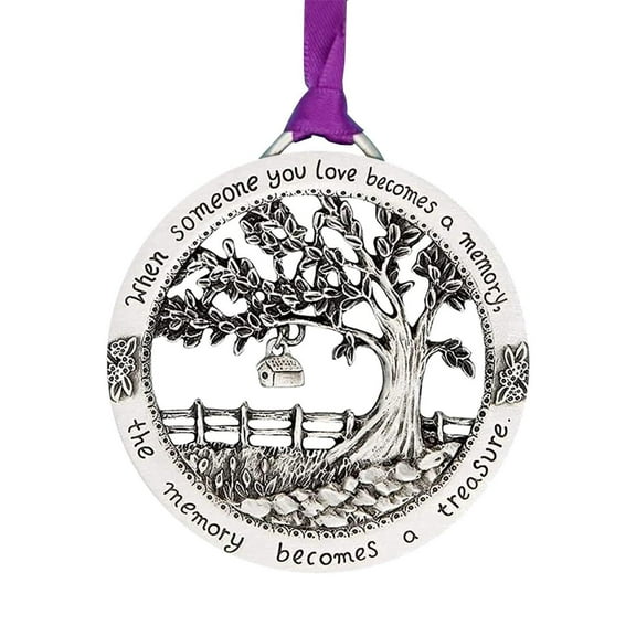 When Someone You Love Becomes A Memory Christmas Tree Hanging Pendant E6H9
