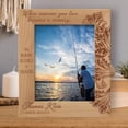 thumbnail image 1 of When Someone You Love Becomes A Memory Personalized Wooden Frame 8" x 10" Brown (Vertical), 1 of 1