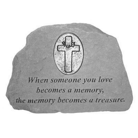 When Someone You Love...W/Cross Memorial Garden Cross