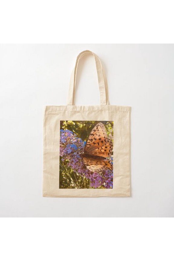 When The Flowers Bloom Canvas Tote Bags, Reusable Shopping Bag