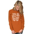 thumbnail image 1 of When The Leaves Fall Jesus Lifts Me Women's Long Sleeve T Shirt Brisco Brands 4X, 1 of 6