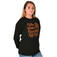 thumbnail image 1 of When The Leaves Fall Jesus Lifts Me Women's Long Sleeve T Shirt Brisco Brands X, 1 of 6