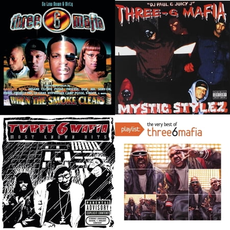 When The Smoke Clears & Mystic Stylez & Most Known Hits & Playlist: Very Best Of Three 6 Mafia [CD Bundle]