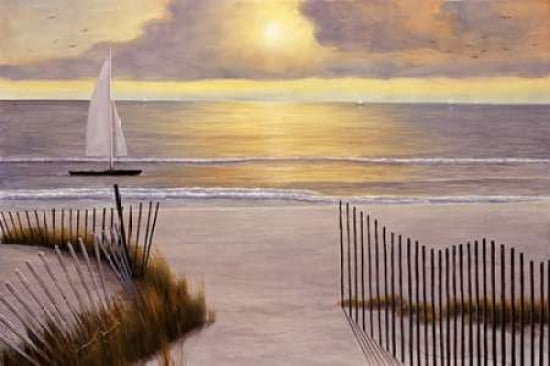 When The Sun Goes Down Canvas Art - Diane Romanello (12 x 18)