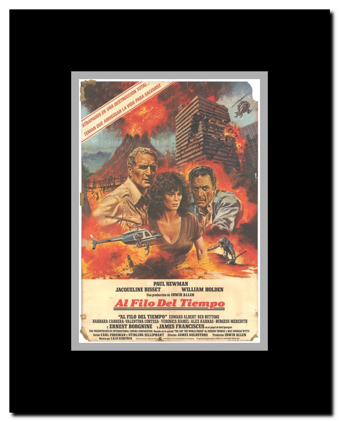 When Time Ran Out Framed Movie Poster