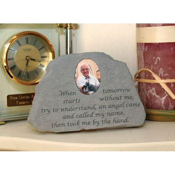 When Tomorrow Starts...(W/Photo Insert) Memorial Garden Stone