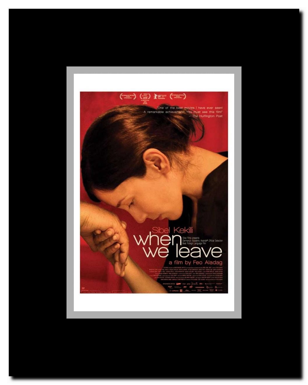 When We Leave Framed Movie Poster