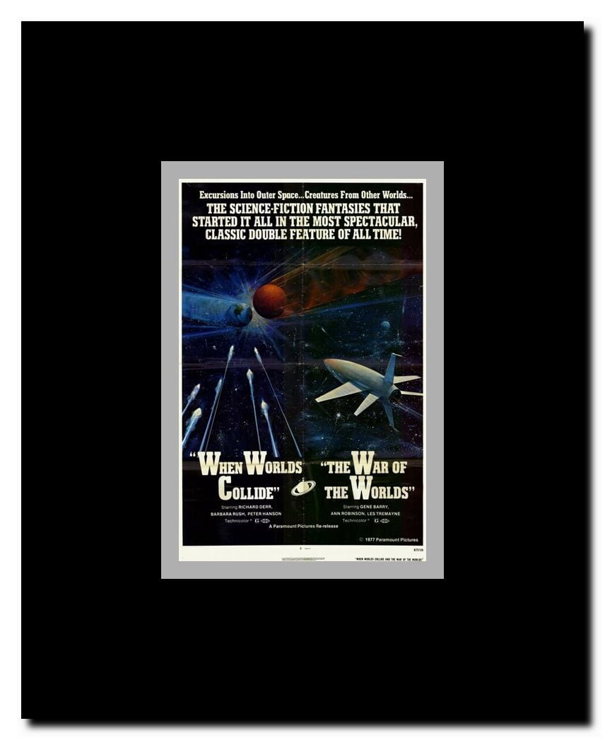 When Worlds Collide / War of the Worlds Combo Framed Movie Poster