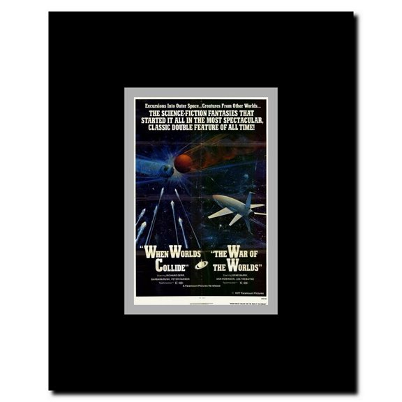 When Worlds Collide / War of the Worlds Combo Framed Movie Poster