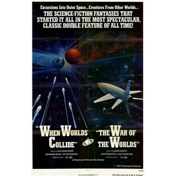 When Worlds Collide War of the Worlds Combo Movie Poster (11 x 17)