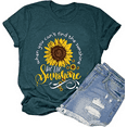 thumbnail image 1 of When You Can't Find The Sunshine Be The Sunshine T-Shirt Women Graphic Shirt Sunflower Shirt, 1 of 2