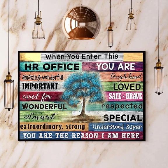 When You Enter This Hr Office Poster L Art Decor K For Home Decor Living Room Bedroom Office